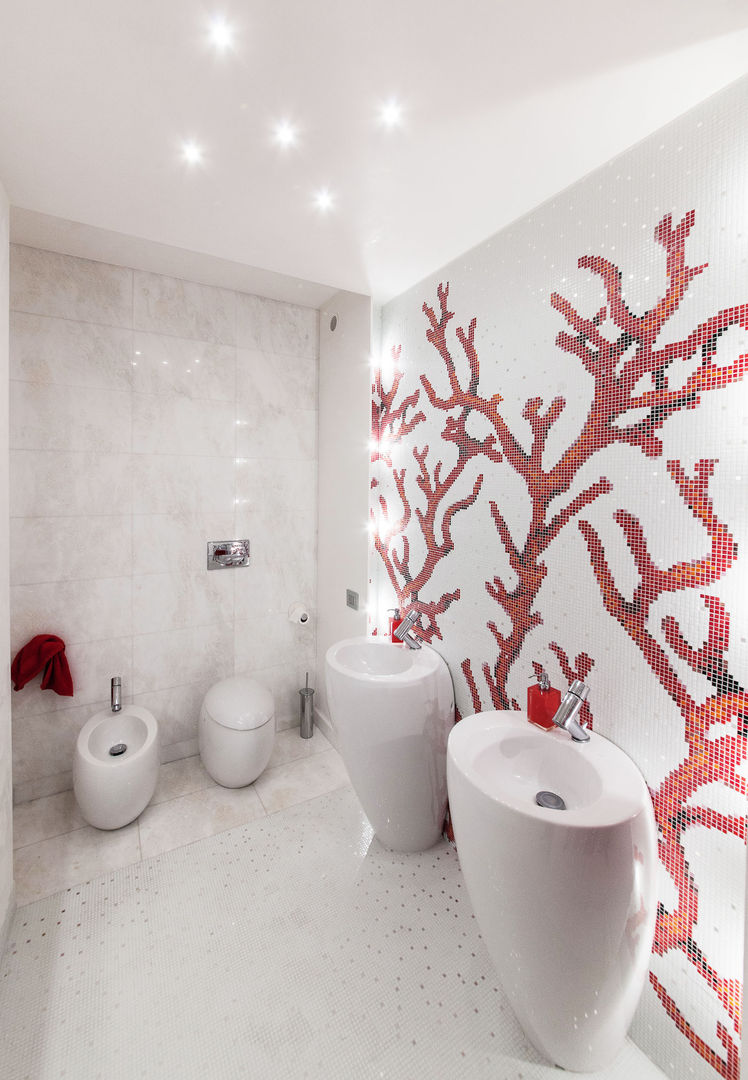 PASSIONE PER IL BIANCO, StudioG StudioG Ванная комната в стиле минимализм