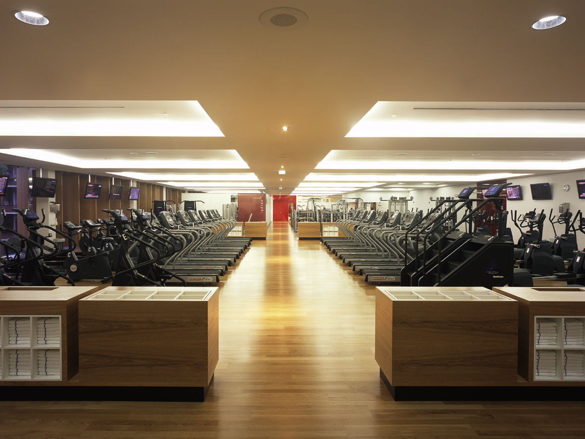 Holmes Place, Hamburg, Sehw Architektur Sehw Architektur Ruang Fitness