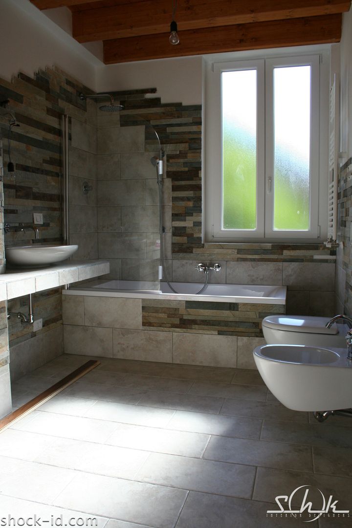 Bagno Rustico, Shock-Id Shock-Id Rustic style bathroom