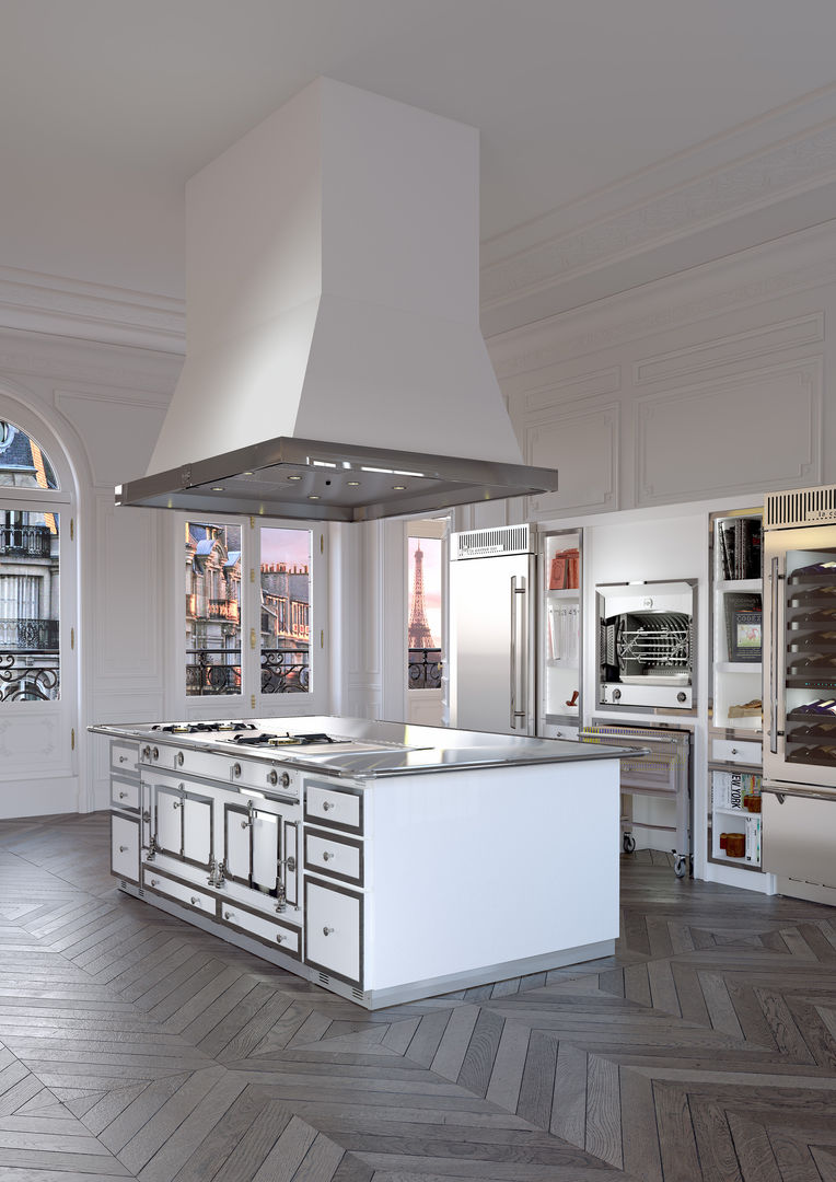 La Cornue Château Island La Cornue Classic style kitchen