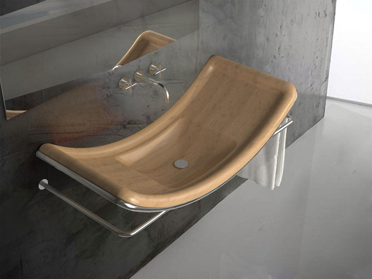 Lavabo S, DiciannoveDieciDesign DiciannoveDieciDesign Modern bathroom Wood Wood effect Sinks