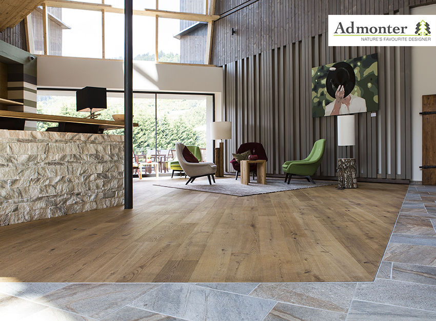 Admonter im Falkensteiner Hotel Schladming, Admonter Holzindustrie AG Admonter Holzindustrie AG Rustic style walls & floors Wall & floor coverings