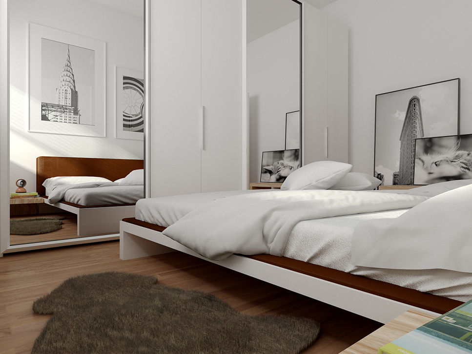 Appartamento Firenze, CSP2 studio CSP2 studio Casas modernas