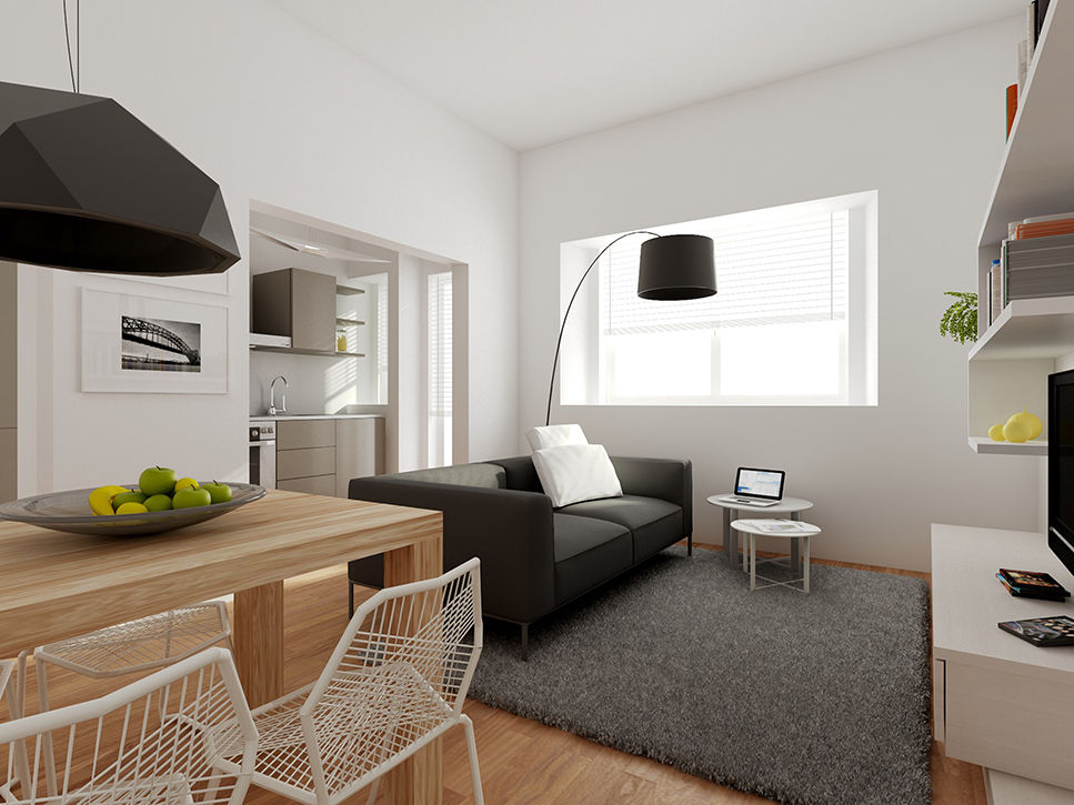 Appartamento Firenze, CSP2 studio CSP2 studio Casas de estilo moderno