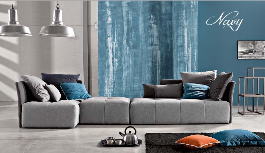 MODULO CHEISLONG NAVY, LA CANTARERIA MUEBLES Y DECORACION LA CANTARERIA MUEBLES Y DECORACION Modern living room Sofas & armchairs