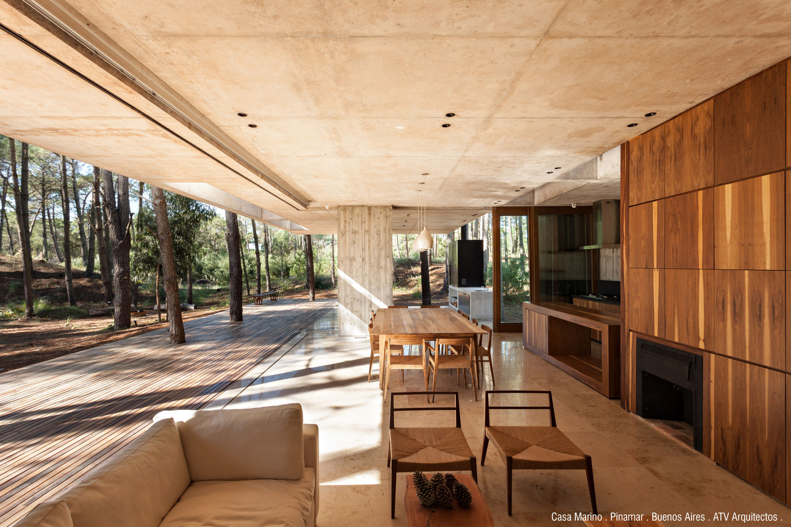 Casa Marino, ATV Arquitectos ATV Arquitectos Salas de estar modernas