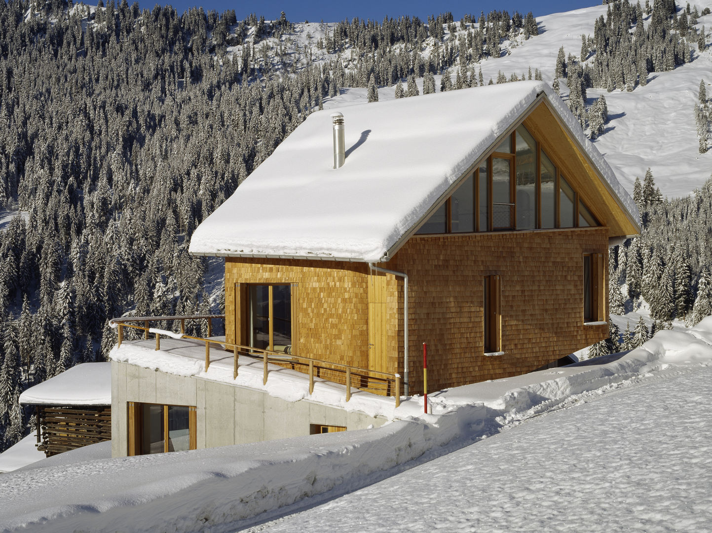 Ferienhaus in den Bündner Alpen, Drexler Architekten AG Drexler Architekten AG Fotos de Decoración y Diseño de Interiores