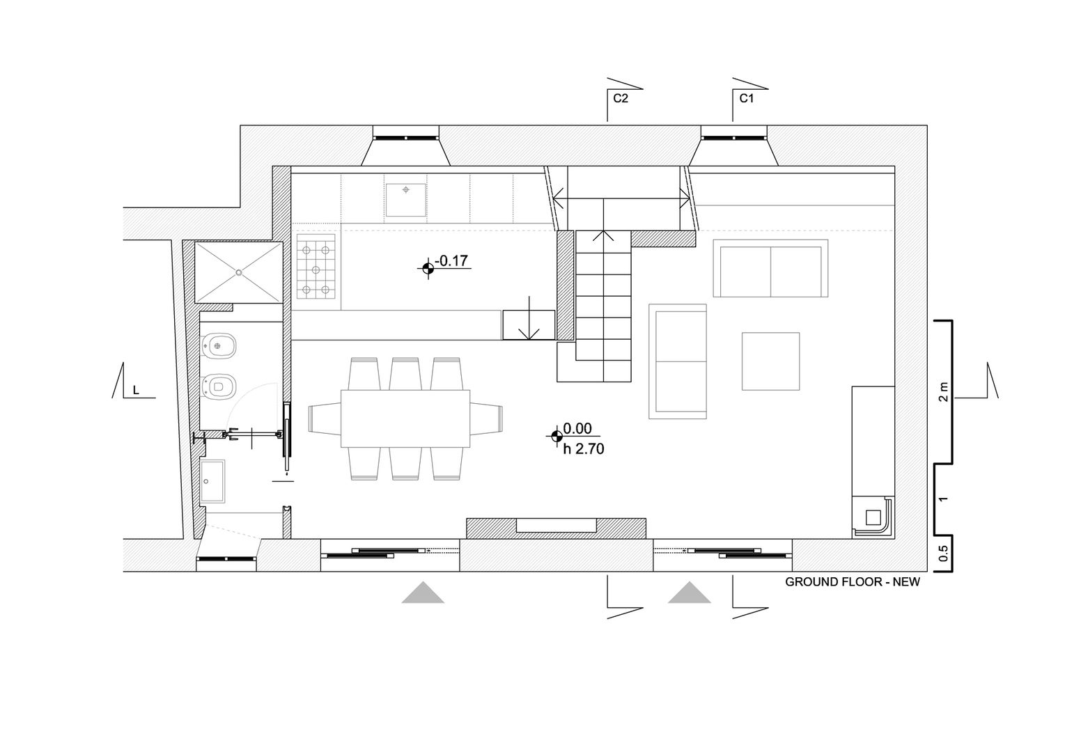 CASA INDIPENDENTE A MEINA, Cristina Meschi Architetto Cristina Meschi Architetto Houses