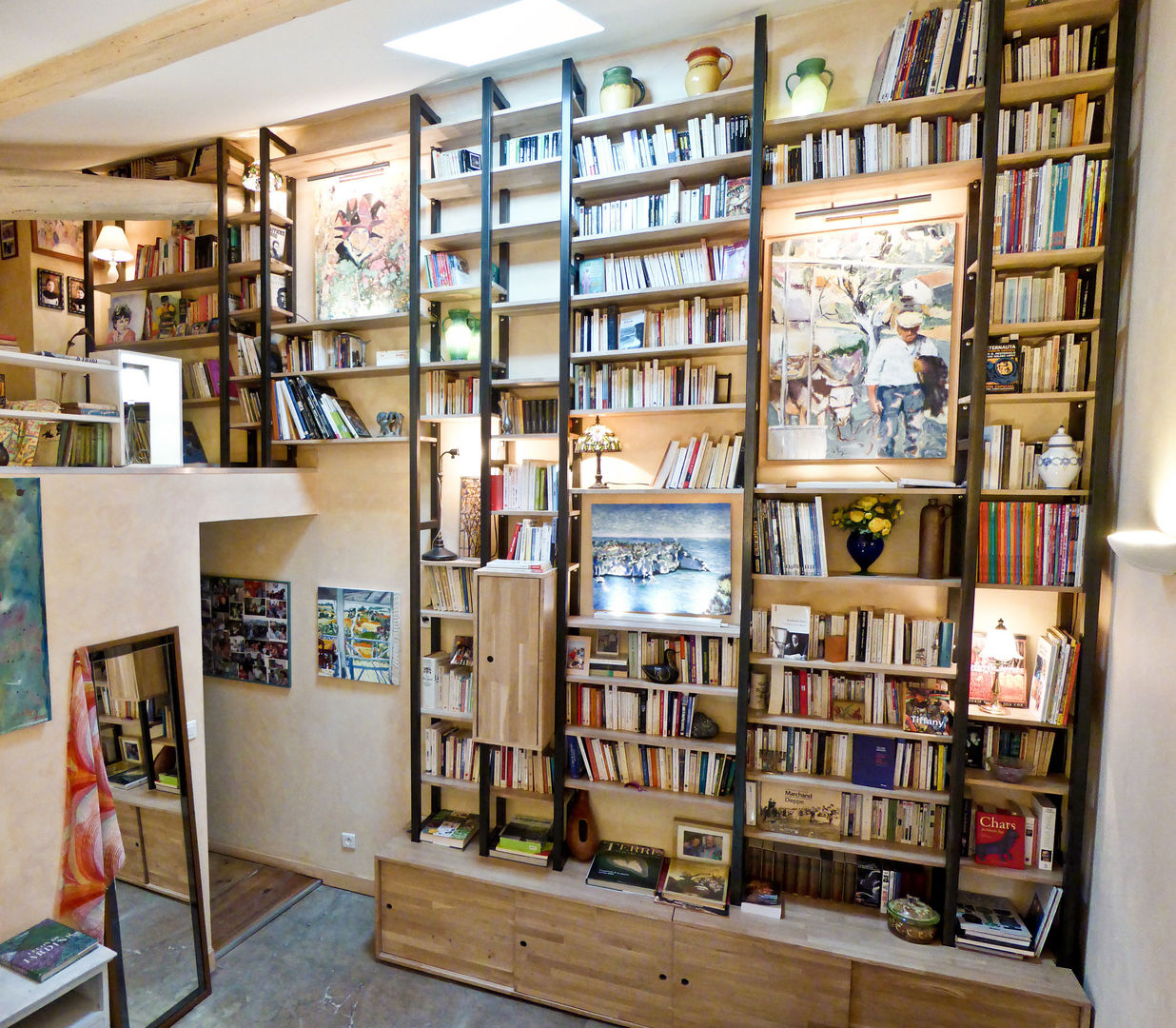 Wood and Steel, Collectif Parenthèse Collectif Parenthèse Study/office Storage