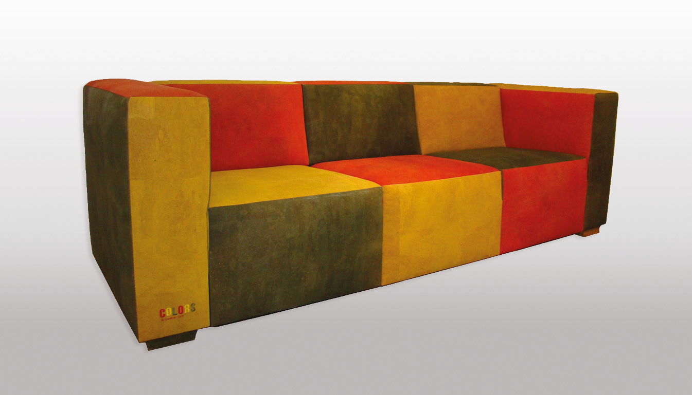 Colors by Creative-Cork, Creative-cork Creative-cork 现代客厅設計點子、靈感 & 圖片 沙發與扶手椅