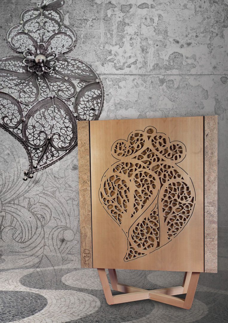 Coração de Filigrana, Creative-cork Creative-cork Ruang makan: Ide desain, inspirasi & gambar Dressers & sideboards