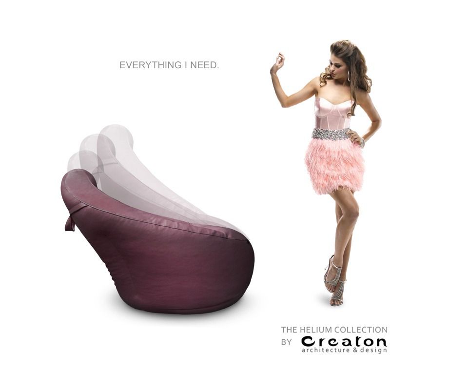 HELIUM armchair - COMFORT AND STYLE, CREATON design CREATON design غرفة المعيشة أريكة ومقاعد إسترخاء