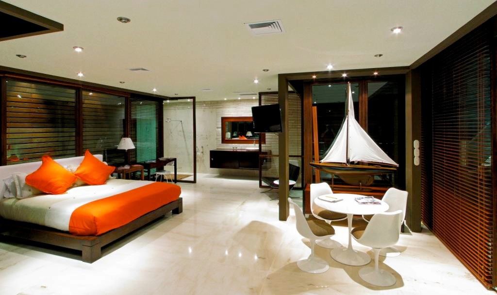 Condominio frente al mar, arqflores / architect arqflores / architect Modern style bedroom