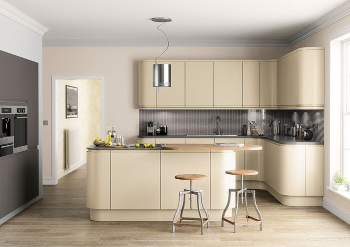 Handleless Kitchens Leicester, The Leicester Kitchen Co. Ltd The Leicester Kitchen Co. Ltd مطبخ مغاسل وصنابيرالماء