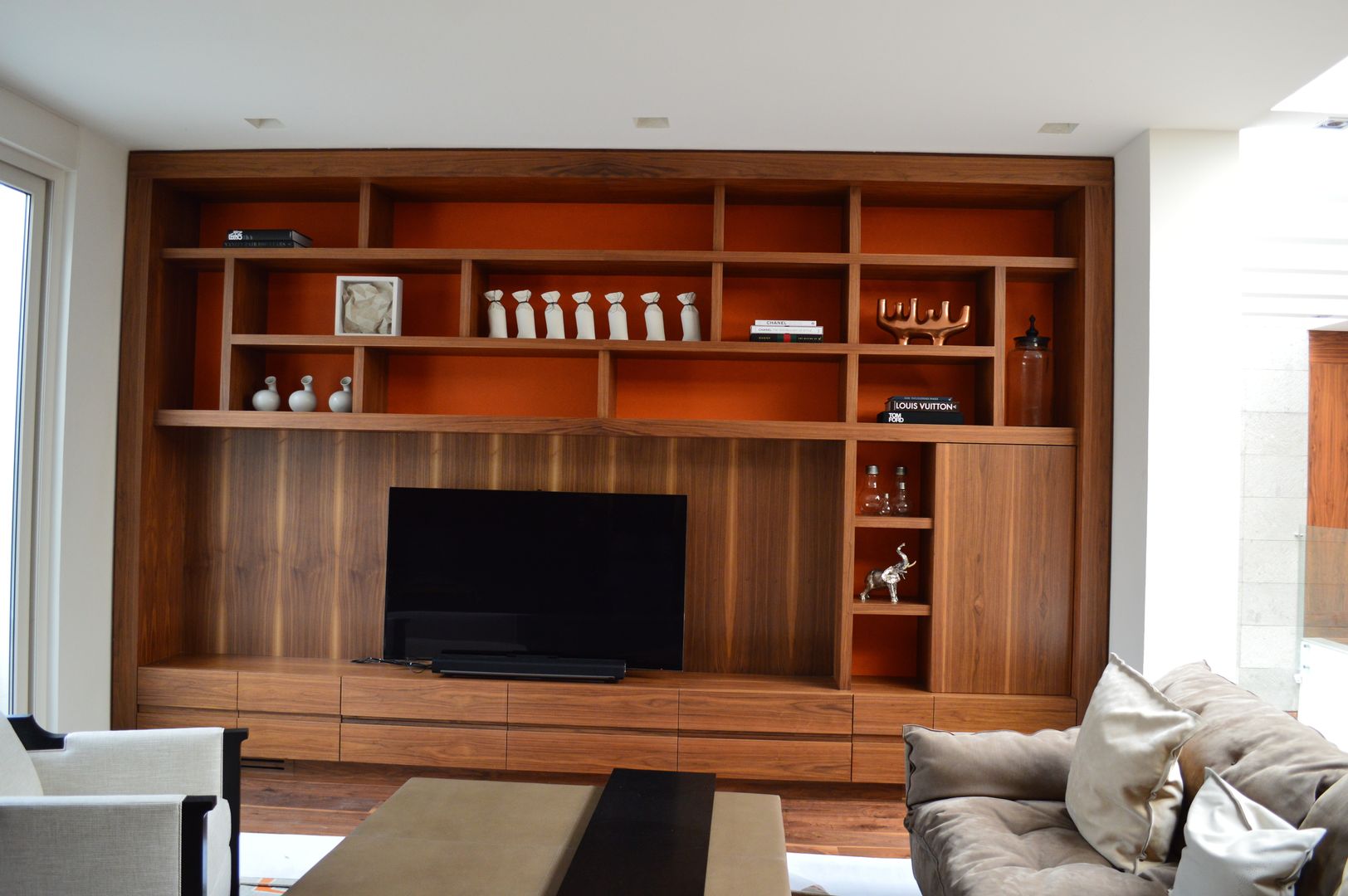 Casa en el Pedregal, Revah Arqs Revah Arqs Modern living room TV stands & cabinets