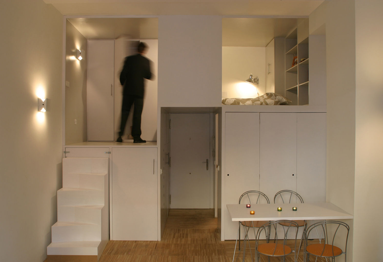 Loft DUQUE DE ALBA. Madrid, Beriot, Bernardini arquitectos Beriot, Bernardini arquitectos Minimalist dining room