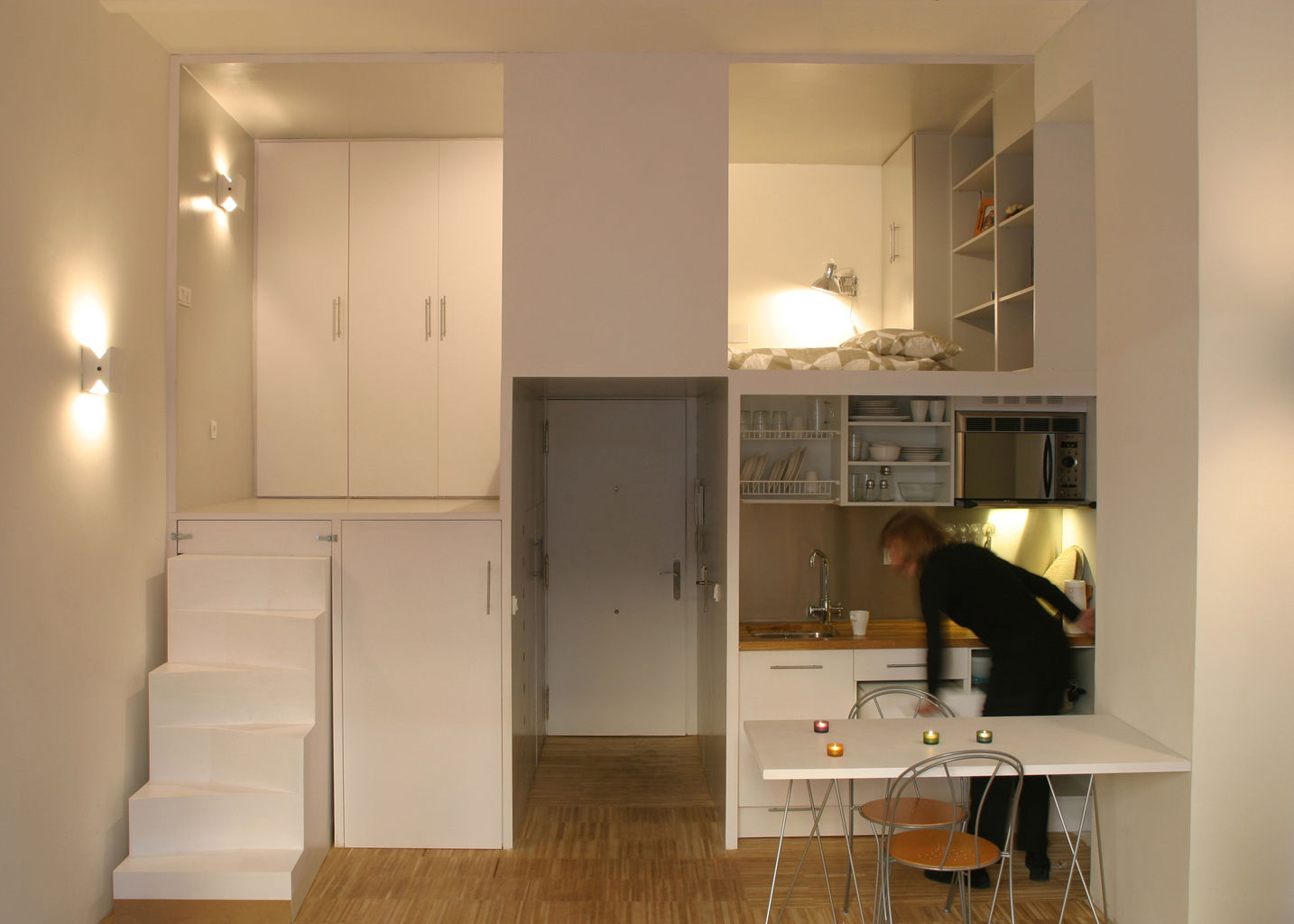 Loft DUQUE DE ALBA. Madrid, Beriot, Bernardini arquitectos Beriot, Bernardini arquitectos Minimalistische keukens