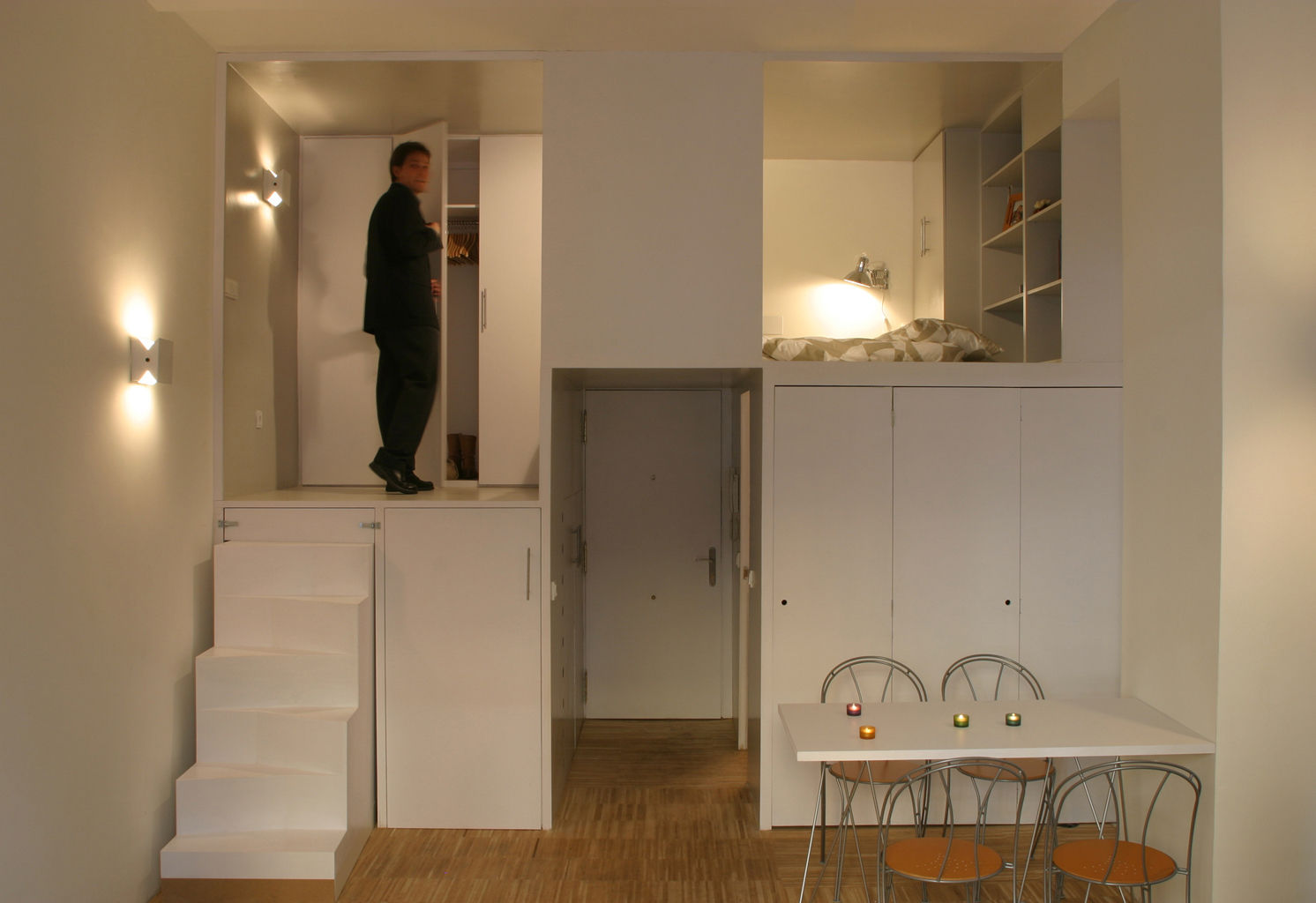 Loft DUQUE DE ALBA. Madrid, Beriot, Bernardini arquitectos Beriot, Bernardini arquitectos Minimalist dining room