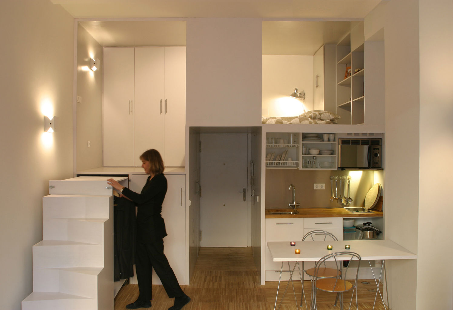 Loft DUQUE DE ALBA. Madrid, Beriot, Bernardini arquitectos Beriot, Bernardini arquitectos Minimalist kitchen