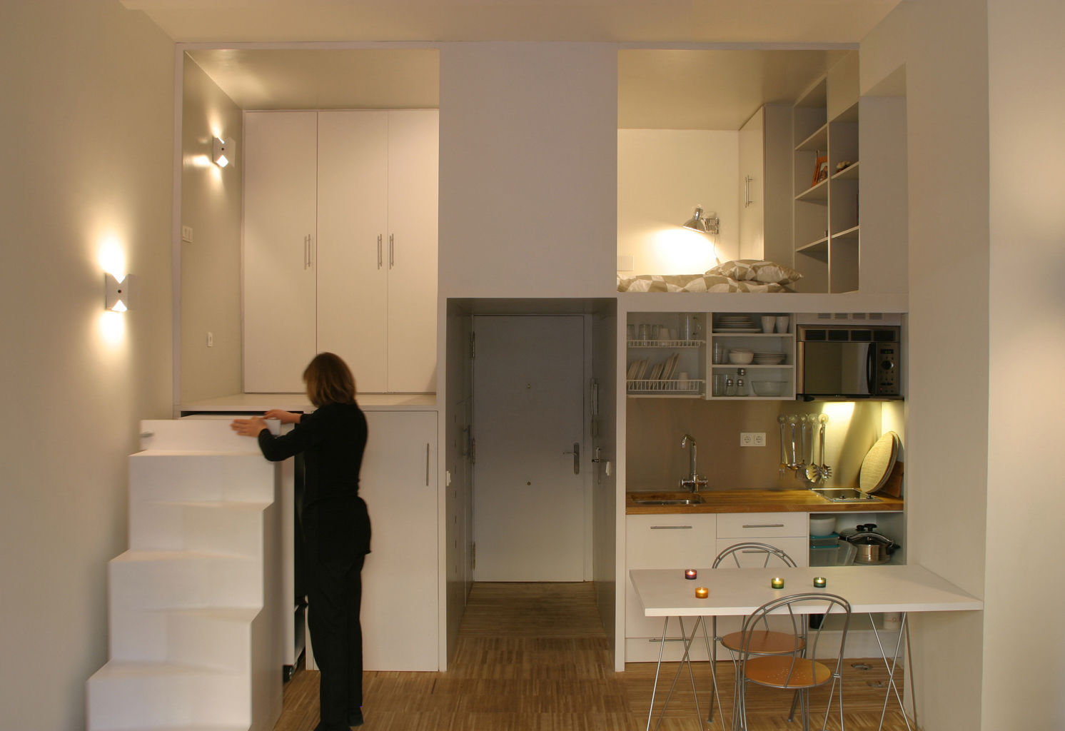 Loft DUQUE DE ALBA. Madrid, Beriot, Bernardini arquitectos Beriot, Bernardini arquitectos Minimalist kitchen