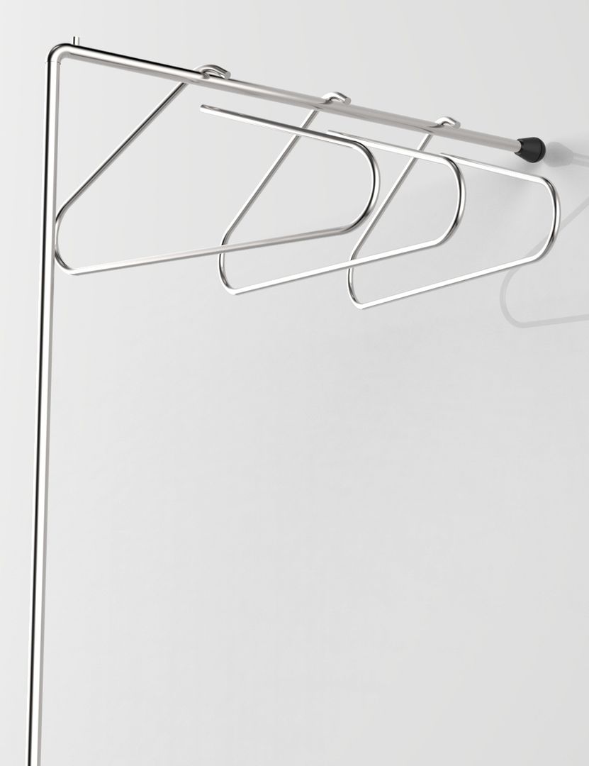 LESS IS MORE, coat hangers holders, Insilvis Divergent Thinking Insilvis Divergent Thinking Minimalist corridor, hallway & stairs Clothes hooks & stands