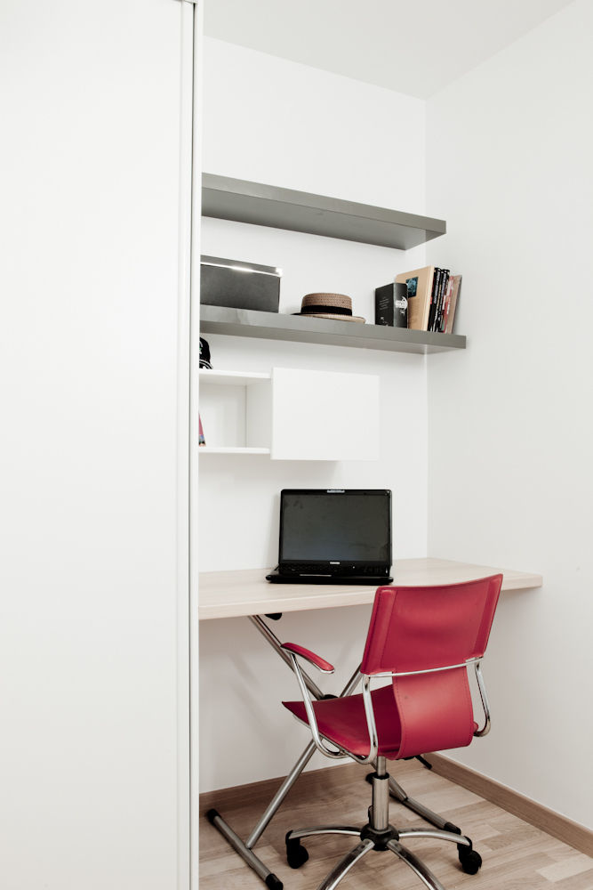 Rénovation Appartement Paris 75003, Grazia Architecture Grazia Architecture Modern study/office