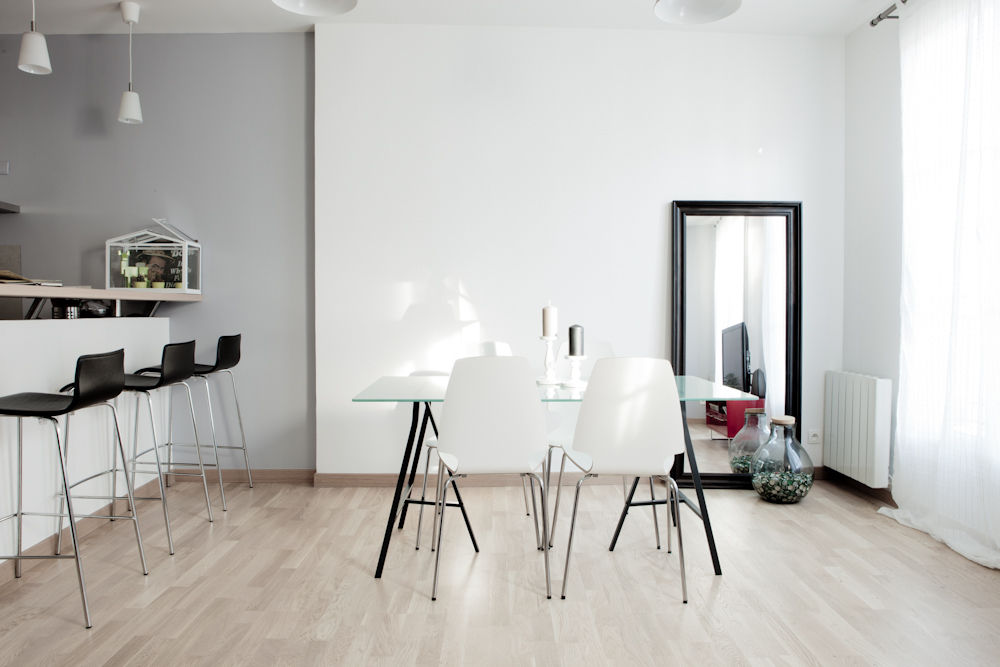 Rénovation Appartement Paris 75003, Grazia Architecture Grazia Architecture ห้องนั่งเล่น