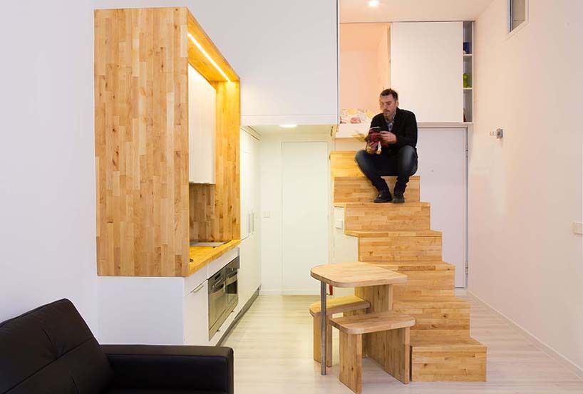 Loft ZURITA. Madrid Beriot, Bernardini arquitectos Cocinas de estilo minimalista
