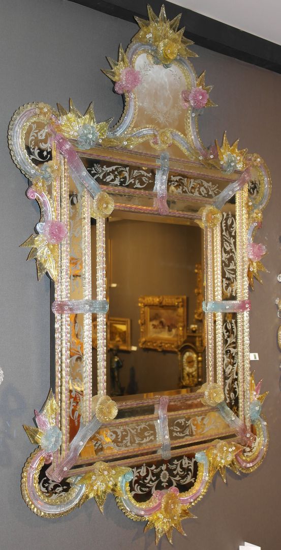 Miroir vénitien de Murano, Moinat SA Moinat SA Dormitorios de estilo clásico Accesorios y decoración