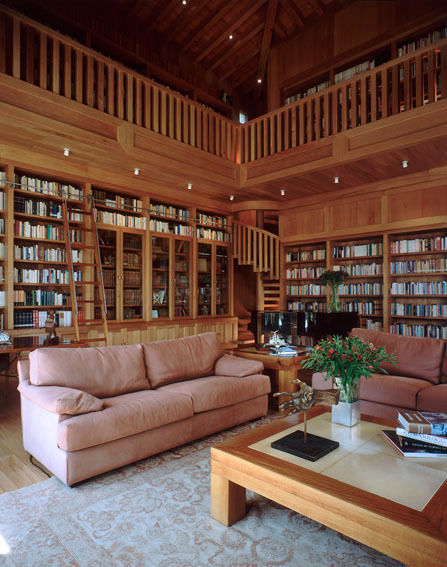 Private Library homify Eclectic style living room