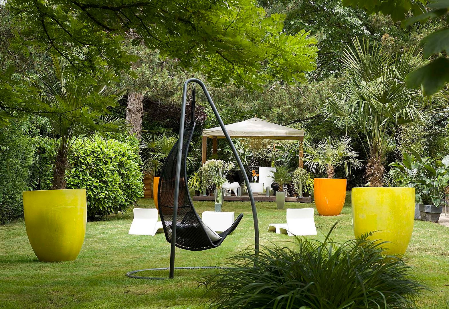 Garden design, DB design DB design Jardines de estilo moderno