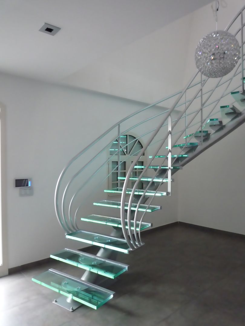 escalier design en verre homify Escalier Escaliers