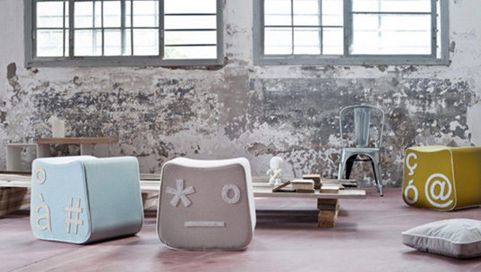 Pi'gio poufs, Lucio Curcio Designer Lucio Curcio Designer Minimalist dining room Chairs & benches