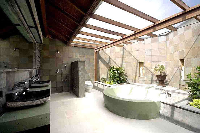 baño de diseño comprar en bali Baños de estilo tropical Mármol muebles de baño,bañera