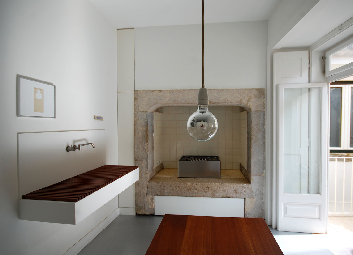 Apartamento Pedras Negras (2012), pedro pacheco arquitectos pedro pacheco arquitectos مطبخ