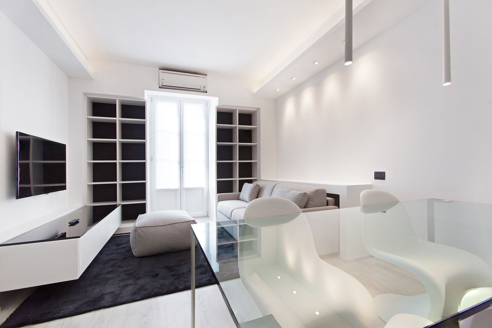 #1 Dream Apartment #Milano, Arch. Andrea Pella Arch. Andrea Pella モダンデザインの リビング