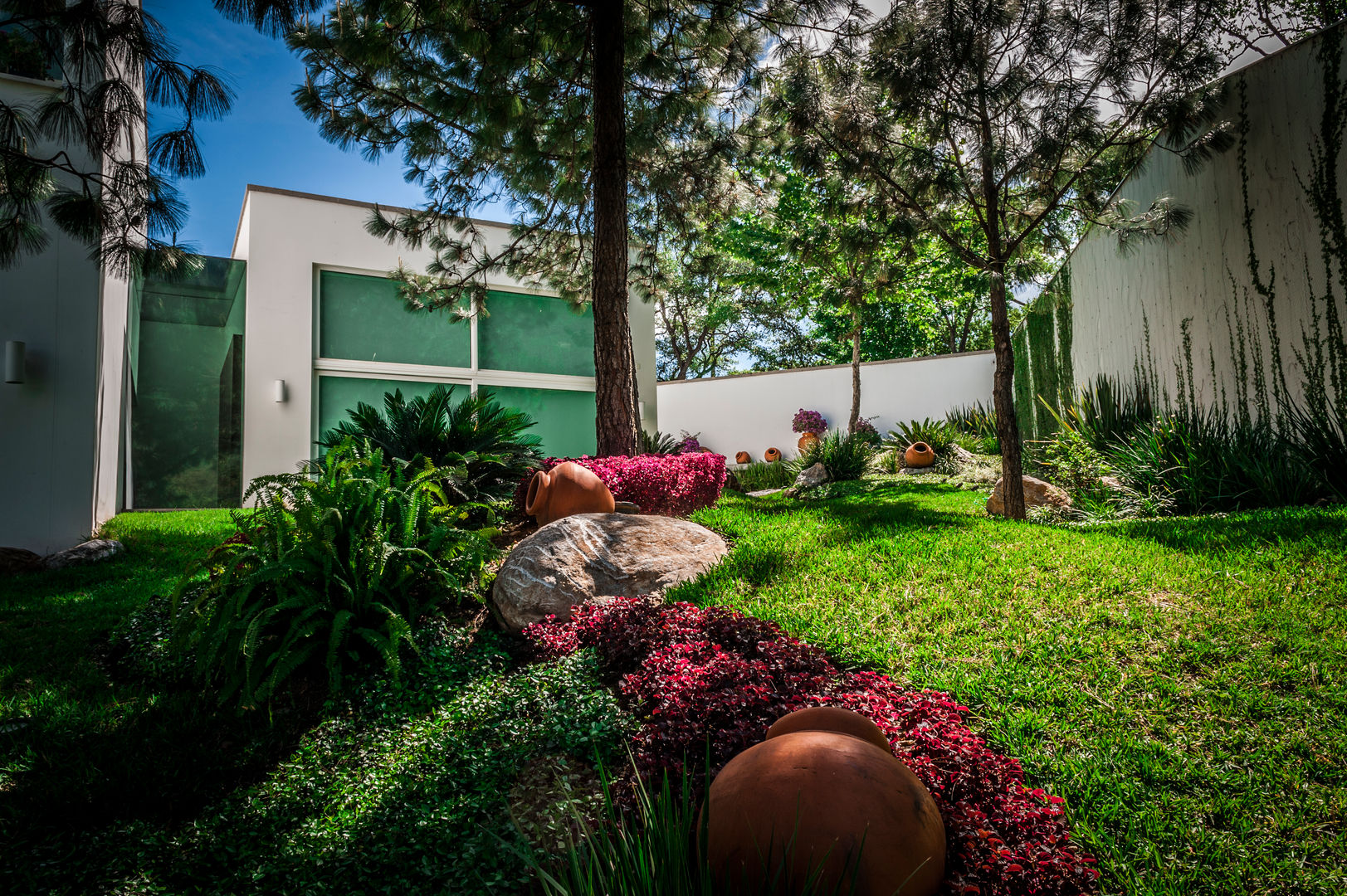 Casa Villarreal, Urban Landscape Urban Landscape Modern garden