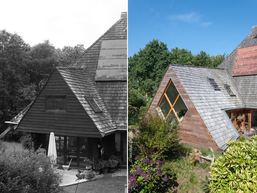 avant / après Jean-Charles CASTRIC - architecte D.P.L.G. Maisons