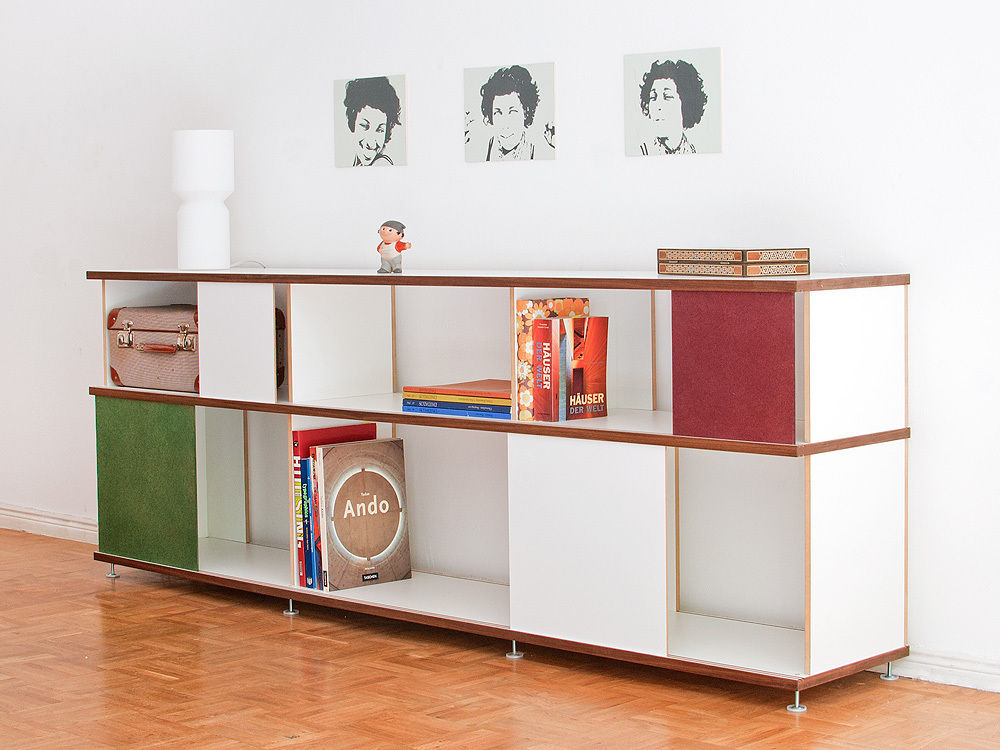 RGR: flexibles Regalsystem nach Wunsch, Vanpey Vanpey Living room Shelves