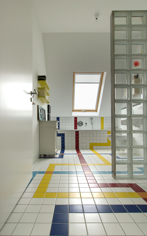 Kinderbad Metro, Berlin Interior Design Berlin Interior Design Ванная комната в эклектичном стиле