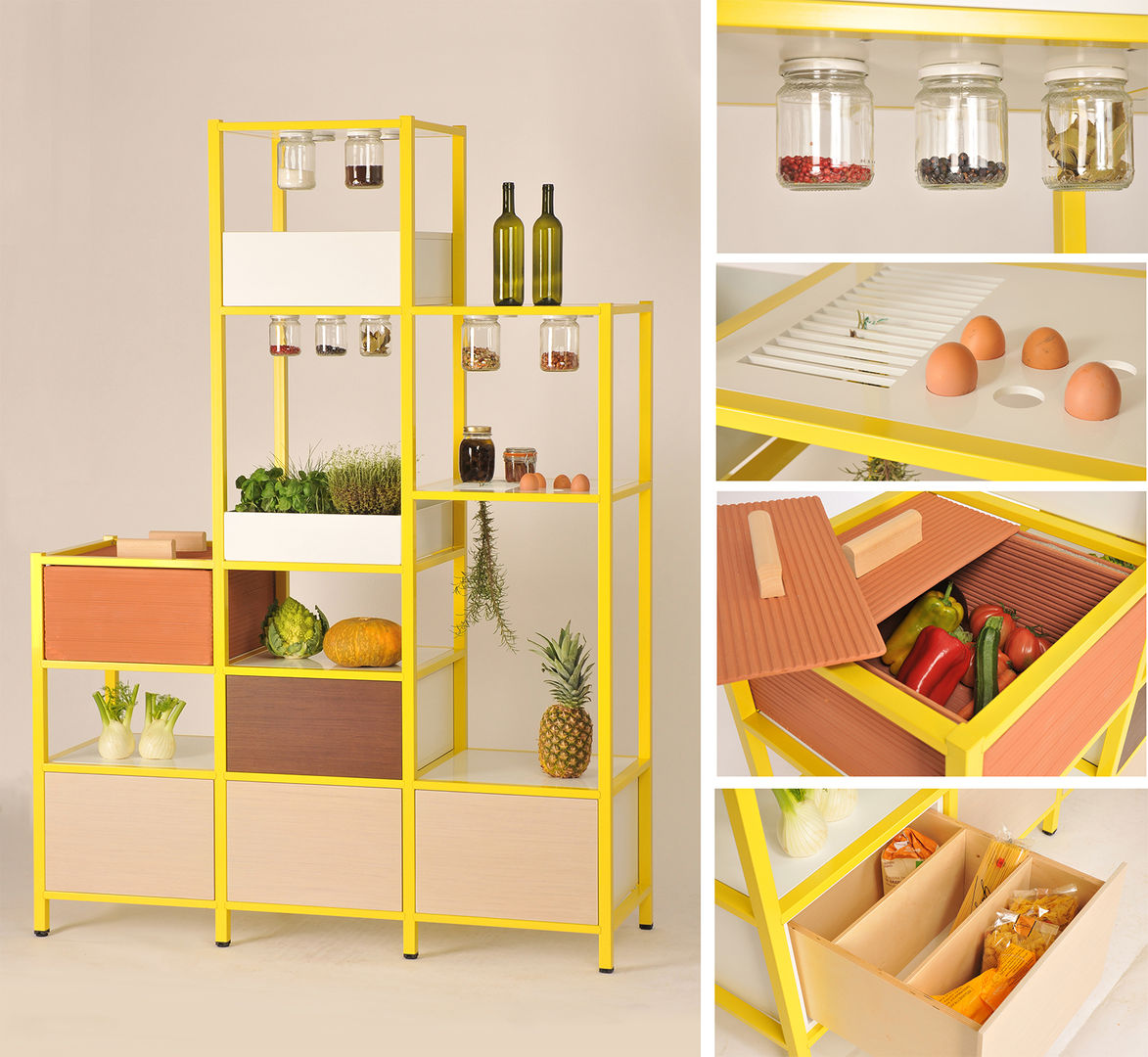 Food Storage, Friday Project Friday Project Cocinas minimalistas Muebles de cocina