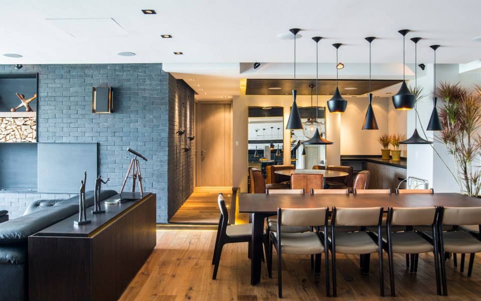 Veramonte I, Sobrado + Ugalde Arquitectos Sobrado + Ugalde Arquitectos Eclectic style dining room