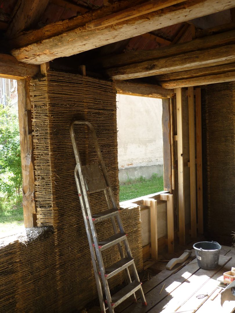 Restaurierung eines Fachwerkhauses Friedenfelde/Uckermark, Gabriele Riesner Architektin Gabriele Riesner Architektin Rustic style house