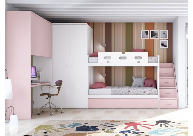 Dormitorio juvenil lineas modernas , Toca Fusta Toca Fusta غرفة الاطفال