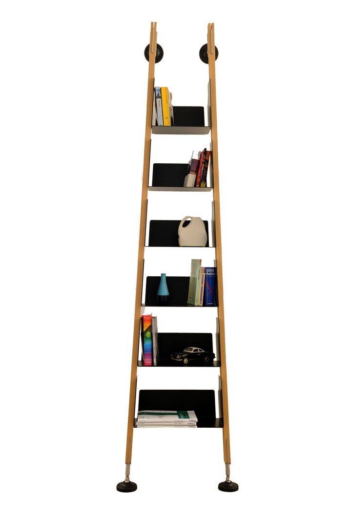 BOOKCASE S1, gianluca facchini gianluca facchini غرفة المعيشة مخزن