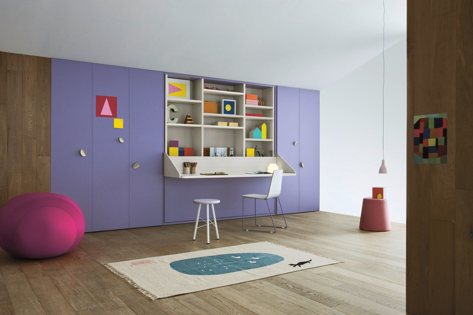 NIDI MOOVING : idee salvaspazio ROOM#1, Nidi Nidi Детская комната в стиле модерн Шкафы для одежды и комоды