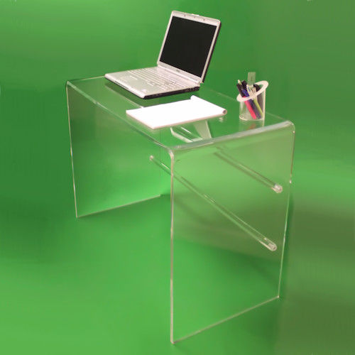 Tunstall Clear Acrylic Dressing Table / Desk Plastic Online Ltd. Estudios y despachos de estilo moderno Escritorios