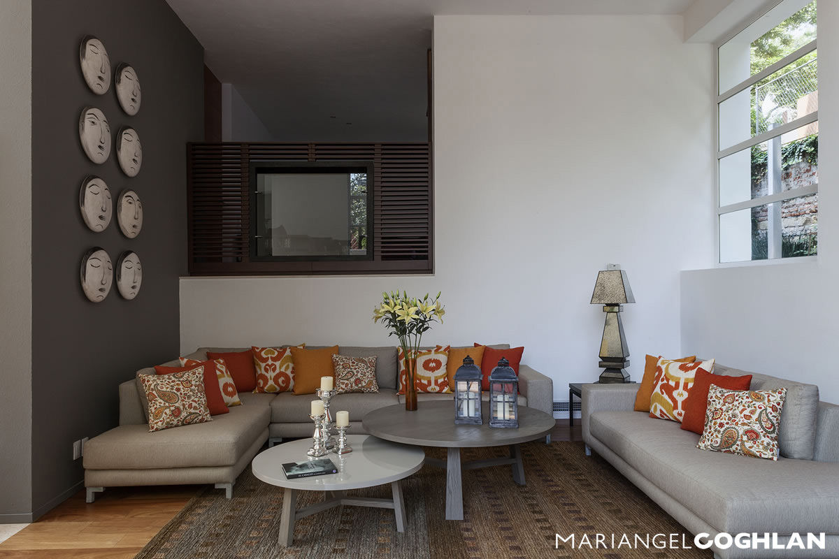 casa Limonero, MARIANGEL COGHLAN MARIANGEL COGHLAN Modern living room