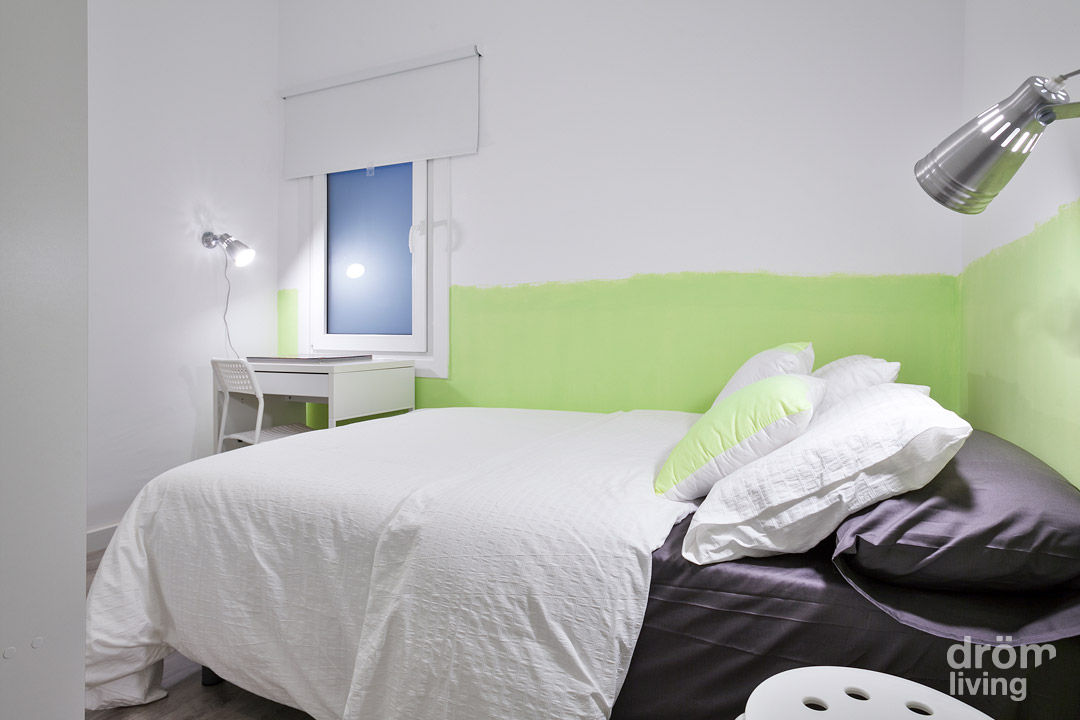 Dormitorio verde Dröm Living Cuartos de estilo escandinavo