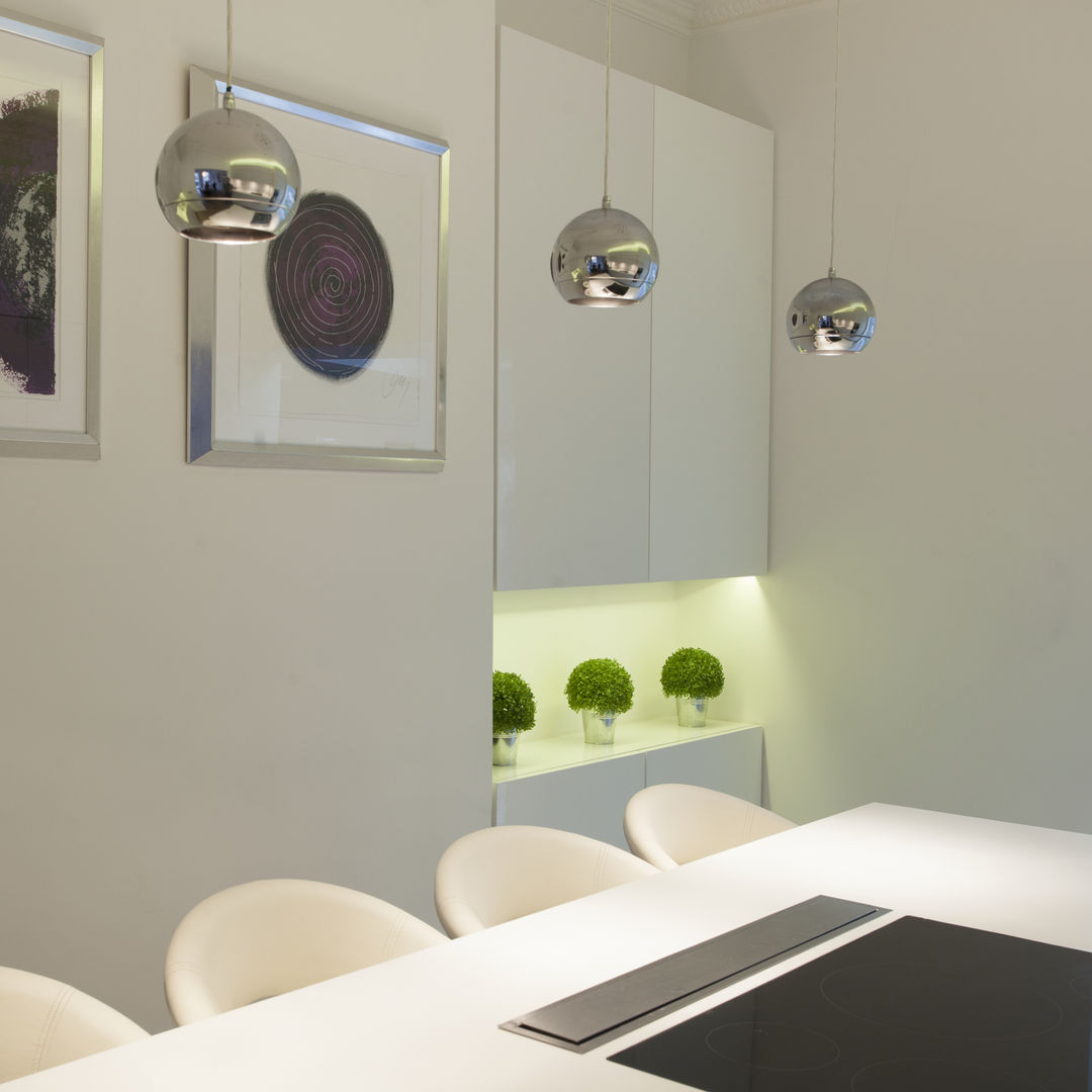 Kitchen Roselind Wilson Design 모던스타일 주택 kitchen,kitchen lights,contemporary,ceiling lights,modern,interior design